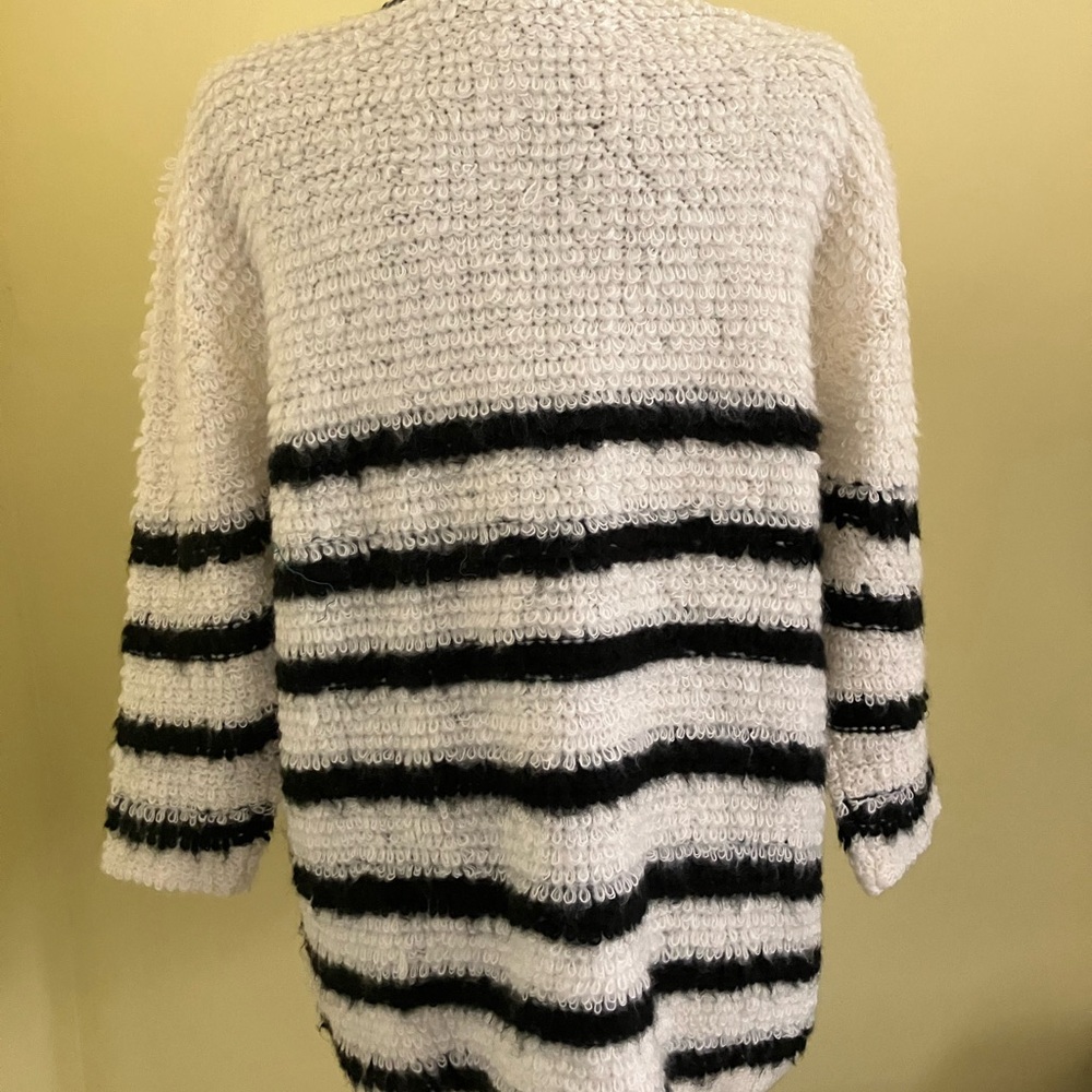 Dear Creatures NEW sweater top pullover sz M blue white nautical coastal GIFT - Picture 3 of 5